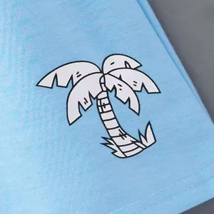 Shorts pour hommes sérigraphiés avec cordon de serrage pour la taille, haute qualité, vente en gros, vêtements de sport décontractés, shorts d'entraînement en maille pour hommes - Product Image 3