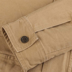 2025 nueva moda al por mayor chaquetas de mezclilla lisas para hombres al por mayor chaquetas de mezclilla de alta calidad para la venta de alta calidad - Product Image 6