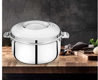 Olla Caliente de Metal Elegante, Construcción Resistente, Cazuela para Comidas, Diseñada para Festividades de Temporada, Soporta Uso Intenso y Ofrece Comida Caliente