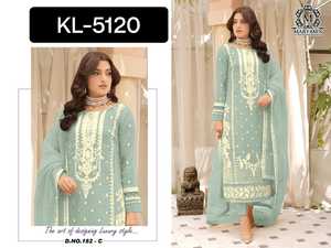 Vêtements ethniques pakistanais robe punjabi haute qualité à la mode Salwar Kameez costume robe pour femmes avec le prix le plus bas matériel de robe - Product Image 2