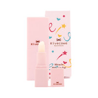 RIVECOWE Miracle Mini Lip Bar 1g Bálsamo Labial Hidratante Natural con Aceite de Semilla de Macadamia, Manteca de Karité y Extractos Florales, Hecho en Corea, Aclarante para Labios