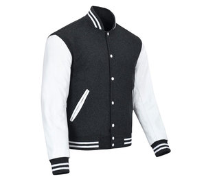 Blouson Bomber Varsity Nouveau Modèle 2026 pour Femme, en Gros, Matelassé, Respirant, Tricoté, avec Manches en Cuir Personnalisées et Doublure en Nylon, pour Équipes Universitaires - Product Image 2