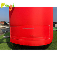 Arche gonflable coupe-vent, imperméable et durable pour événements sportifs