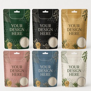 Bolsa <span class=keywords><strong>de</strong></span> Plástico Doypack Personalizada con Impresión Digital, Resellable, con Orificio para Colgar, <span class=keywords><strong>de</strong></span> Alta Barrera, para Colágeno Marino en Polvo, Empaque para Suplementos - Product Image 1