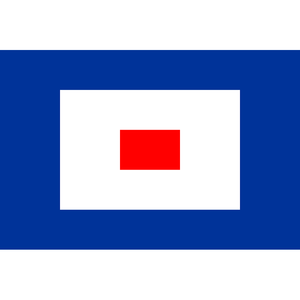 Whiskey W Nautical Signal <b>Flag</b> 150x180cm - Product Image 1