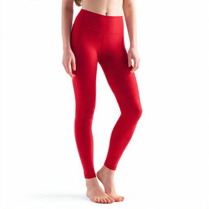 Leggings extensibles à séchage rapide pour femmes, contrôle du ventre et logo sur la taille, pantalons de sport pour femmes, vêtements de fitness pour femmes - Product Image 3