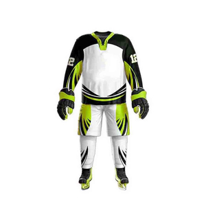 Uniforme de hockey sur glace de l'équipe Slim Fit matériel durable uniforme de hockey sur glace confortable fabriqué au Pakistan - Product Image 6