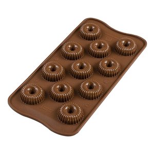Moule à chocolat en silicone Silikomart Crown 24x11cm, outil de pâtisserie pour CHOCO 26 149 77 0065 - Product Image 1
