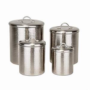 Industrial Grade Stainless Steel <b>Canister</b> <b>Set</b> With Long Lasting Durability Ideal For Professional Kitchens And Catering - Product Image 3