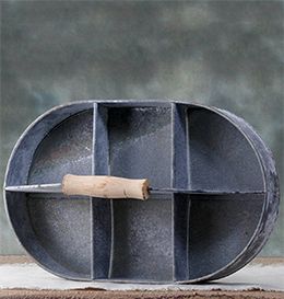Caddy galvanizado único diseñado para fiestas de jardín al aire libre, viajes de campamento y decoraciones nocturnas para patios - Product Image 4