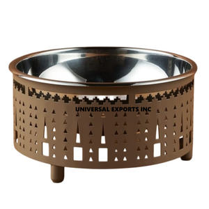 Tazón de Chocolate de Metal con Acabado Mate, Forma Redonda, Tazón Decorativo para Dulces, Tazón de Chocolate Clásico, Elegante y Sofisticado - Product Image 3