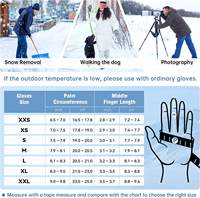 Fournisseur d'usine direct 2500mAh gants chauffants rechargeables alimentés par batterie doublures chauffantes imperméables d'hiver pour le ski