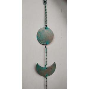 Mango Gifts Recycled Iron <b>Moon</b> <b>Phase</b> <b>Wall</b> Hanging <b>Art</b> Bohemian 95 cm Length Set of 5 Pcs for <b>Moon</b> Lovers Home Dcor - Product Image 6