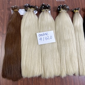 Trames Genius de luxe en gros de qualité supérieure 100g cheveux humains sans retour extensions de cheveux Genius trame usine du Vietnam - Product Image 4