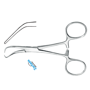 Pince à serviettes Backhaus en acier inoxydable de haute qualité 11cm / 4.5 pouces Fabricant d'instruments chirurgicaux - Product Image 4