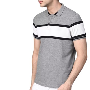 Polos de negocios transpirables de poliéster de nuevo estilo para verano, de secado rápido, con logotipo personalizado, de color sólido, para hombre, bajo demanda. - Product Image 1