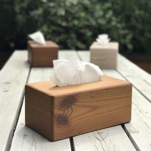 Caja de Madera Maciza para Pañuelos, Dispensador de Pañuelos con Acabado Natural Elegante para Decoración del Hogar - Product Image 2