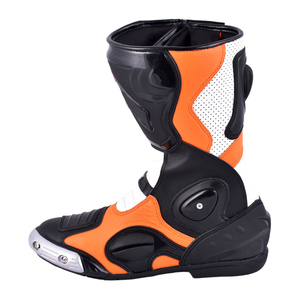 Chaussures de moto en cuir imprimées coupe-vent de haute qualité protection imperméable équipement de moto meilleure qualité nouveautés - Product Image 3