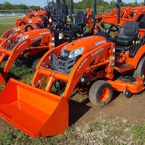 Cargador frontal para tractor cortacésped Kubota BX1880 de 23hp, minicargadora retroexcavadora con ruedas, componentes de motor usados. - Product Image 3