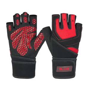 Gants de musculation unisexes ELIXE SPORTS, protection complète de la paume, respirants, légers, avec support pour le poignet, antidérapants, en polyester - Product Image 6