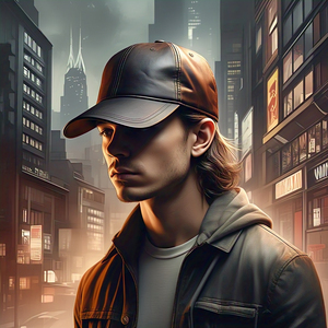 หมวกเบสบอลหนังเทียมสำหรับผู้ชายหมวกเบสบอลหนังเทียมปรับสายได้ - Product Image 4