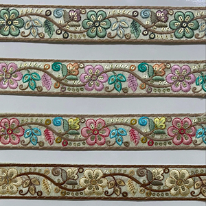 Luxury <b>Tulle</b> Embroidery Lace Fabric with Sequins for Bridal Wear African Style <b>Embroidered</b> Lace Fabric for Traditional Dresses - Product Image 1