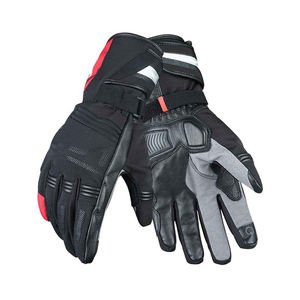 Meilleur prix 100% gants de course de moto en cuir bonne qualité gants d'équitation d'hiver avec motif d'impression fonction étanche - Product Image 1