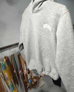 Sudadera con Capucha Completa con Cremallera, Tejido de Algodón Grueso Estampado, para Mujer, Diseño Personalizado, OEM, Temporada de Invierno, Logotipo Frontal, Hecho en Pakistán - Product Image 4