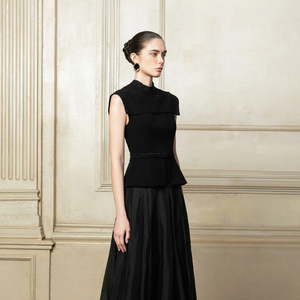 เสื้อเบลาส์สำหรับผู้หญิงเสื้อเบลาส์แบบลำลองผ้าเรยอนผ้า73% 17% โพลีเอสเตอร์ผ้าสแปนเด็กซ์ป้ายได้ตามต้องการ - Product Image 3