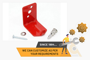 Soporte de montaje en pared de acero suave industrial OEM Recubrimiento en polvo/Recubrimiento de zinc Piezas de chapa con acabado - Product Image 3