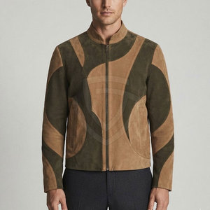 Men Casual <b>Suede</b> <b>Leather</b> <b>Jacket</b> Made From Premium Genuine <b>Suede</b> Featuring Durable Stitching Functional Pockets - Product Image 3