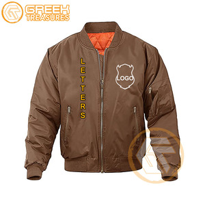 Iota Personalizado |   Chaqueta Varsity Transpirable Acolchada con Bordado de Satén Phi, Ropa Griega de Fraternidad Theta para Hombre, Venta al por Mayor - Product Image 6