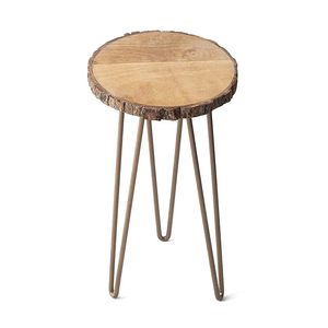 Support de plante d'intérieur et d'extérieur en écorce de bois rustique | Décoration intérieure en bois naturel en gros OEM pour salon, terrasse et jardin - Product Image 4