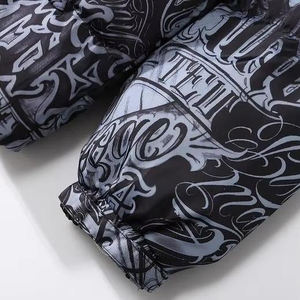 Chaquetas de Invierno 2026, Delgadas, con Estampado Personalizado, Transpirables, Rellenas de Algodón Tejido, Tallas Grandes, Estilo Urbano para Hombre - Product Image 4