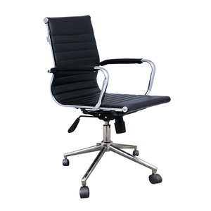 HOM1007-02 Chaise de bureau pivotante avec hauteur réglable et appui-tête en tissu PP, chaise élévatrice pour usage domestique - Product Image 1