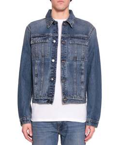 2023 New Arrival Custom <b>Vintage</b> <b>Denim</b> <b>Jacket</b> for Men 100% Cotton Breathable Windproof Cotton Liner Best Quality New Design for - Product Image 6