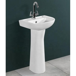 El lavabo de cerámica italiano más popular con pedestal-Precio del lavabo de cara para el mercado de Oriente Medio - Product Image 6