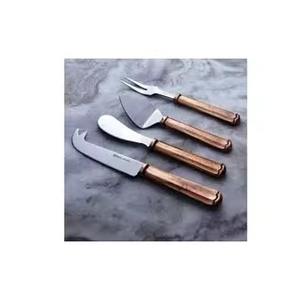 Couteau à fromage en or poli Qualité superlative Ensemble d'outils à fromage à manche solide et audacieux - Product Image 3