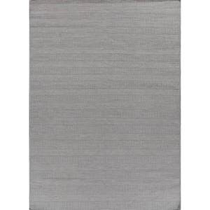 อาบราช ADWV-13079 พรมทอแบบแบนทำจากขนสัตว์และวิสโคส ลายทางสีเทาและสีดำ สำหรับบ้าน โถงทางเดิน ห้องนั่งเล่น สำนักงาน วัยรุ่น - Product Image 1
