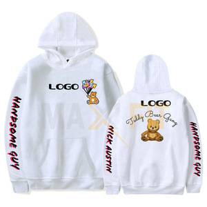 Meilleure conception personnalisée, sweats à capuche avec impression bouffante, tenue décontractée, super qualité, impression bouffante élégante sur mesure par MAXFIT ENTERPRISES - Product Image 1