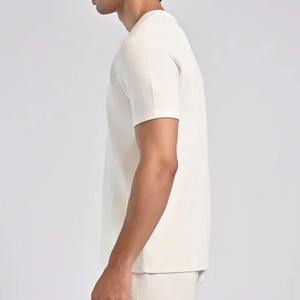 Camisetas Básicas de Color Sólido para Hombre, Cuello Redondo, Manga Corta, Algodón Suave, Uso Diario Informal, Venta al por Mayor - Product Image 3