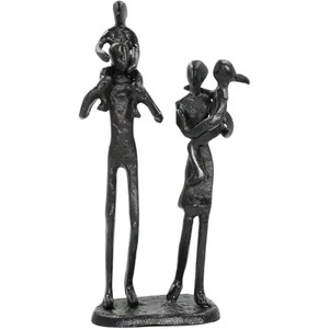 Les sculptures de figurines ironiques symbolisent la permanence, nous rappelant que l'art véritable résiste à la fois au temps et à l'environnement. - Product Image 5