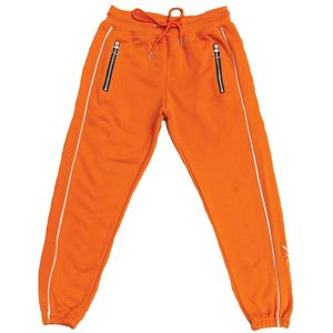 Ensemble de survêtement orange pour homme, pull à demi-zip, pantalon de jogging, vêtements de sport décontractés, coton unisexe - Product Image 2