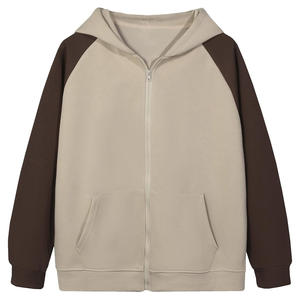 Sudadera con capucha y cremallera para mujer de diseño personalizado OEM mezcla de algodón suave con impresión de logotipo y ropa de moda de etiqueta privada - Product Image 3