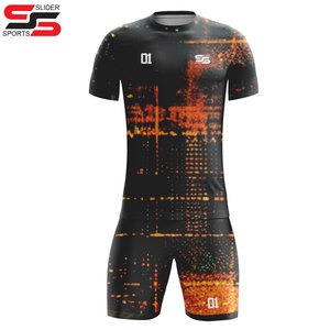 Digital printed soccer football uniform <b>kit</b> - Product Image 6