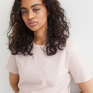 Camiseta de moda con logotipo personalizado para mujer, camisetas ajustadas, camiseta de manga de burbuja de punto, camiseta para mujer - Product Image 1