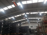 Chauffage infrarouge électrique industriel Infratech 6900W mural pour usage commercial, plafond haut, aluminium anodisé, chauffage 40-60m² 3
