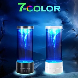 Lámpara de Escritorio LED con Forma de Tornado, Luz Nocturna Decorativa para el Hogar, con Efecto de Vórtice de Agua, Alimentada por USB, para Regalo de Navidad, Juguete Promocional - Product Image 1