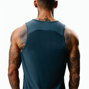 Men's Sleeveless Quick Dry Cotton Gym <b>Stringer</b> <b>Vest</b> Custom Plain Training Tank Top OEM Logo for Bodybuilding Fitness Formal Look - Product Image 6