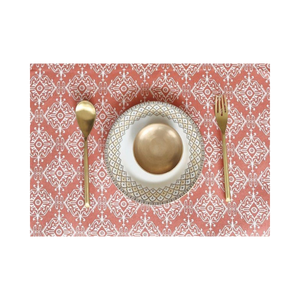 Set de table bleu marine à motif géométrique, lavable et réutilisable, pour restaurant, hôtel et décoration intérieure - Product Image 6